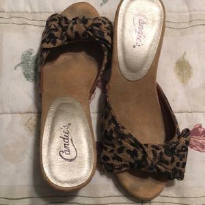 Early 2000’s Candie’s cork heel